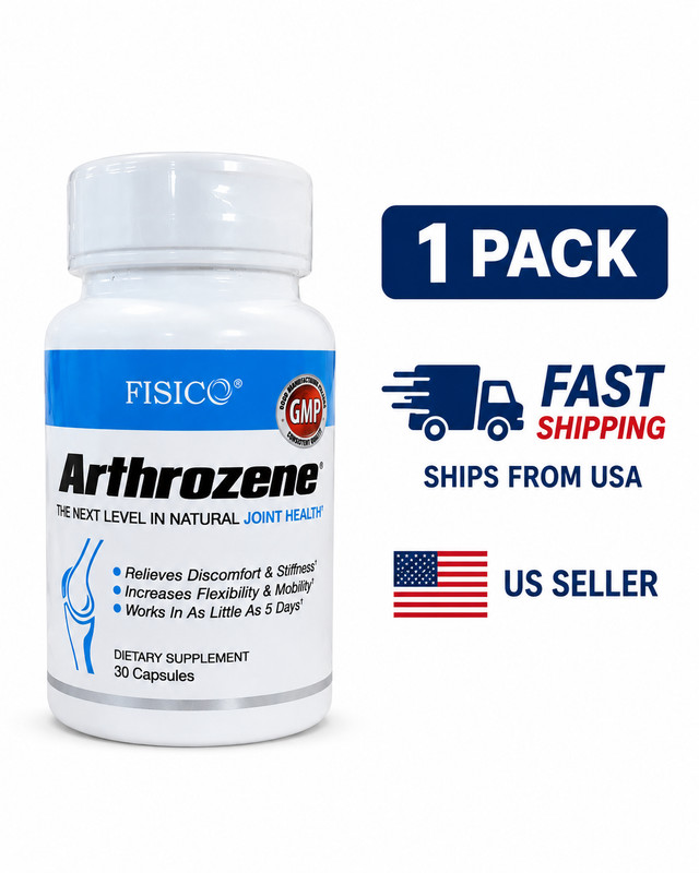 1 Pack FISICO Arthrozene Natural Joint Health Supplement FREE Same Day Shipping