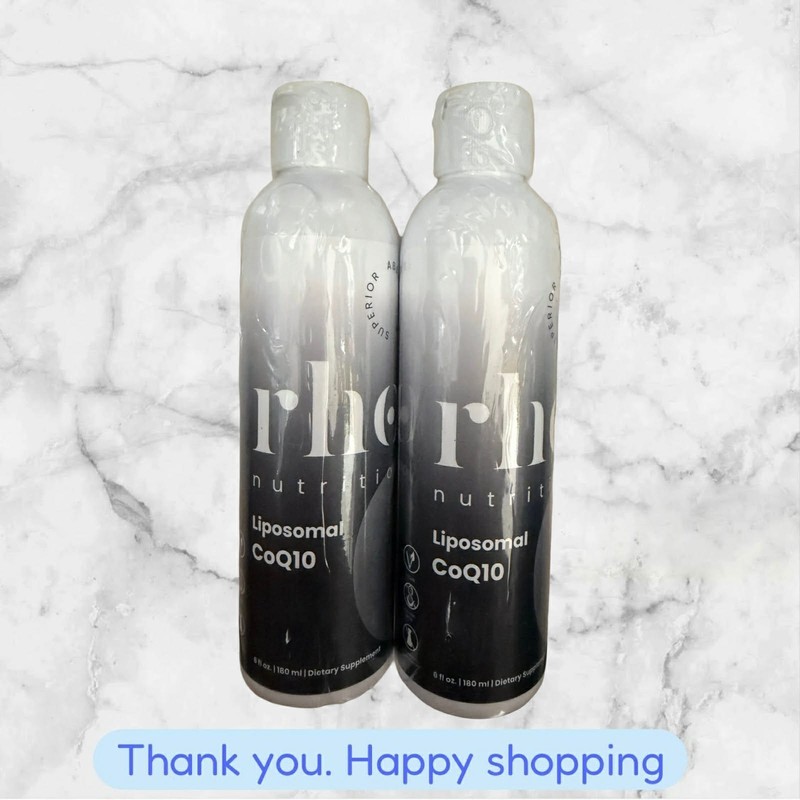 FOR 2 Rho Nutrition Liposomal CoQ10 – High-Absorption Liquid 6oz BRAND NEW SHIP