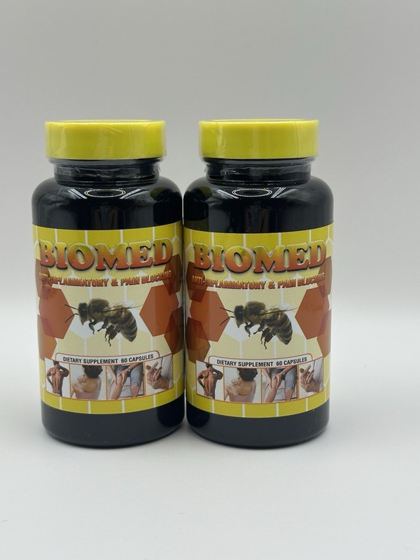 2 Biomed Arthritis Relief Anti-Inflammatory Bee Therapy Pain Muscle Joint Pills