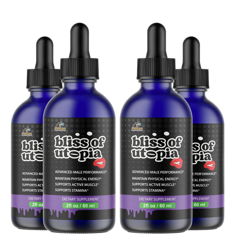 Bliss Of Utopia -Amino Diet Drops-Keto & Weight Support-4 Bottles 240ml (2fl oz)