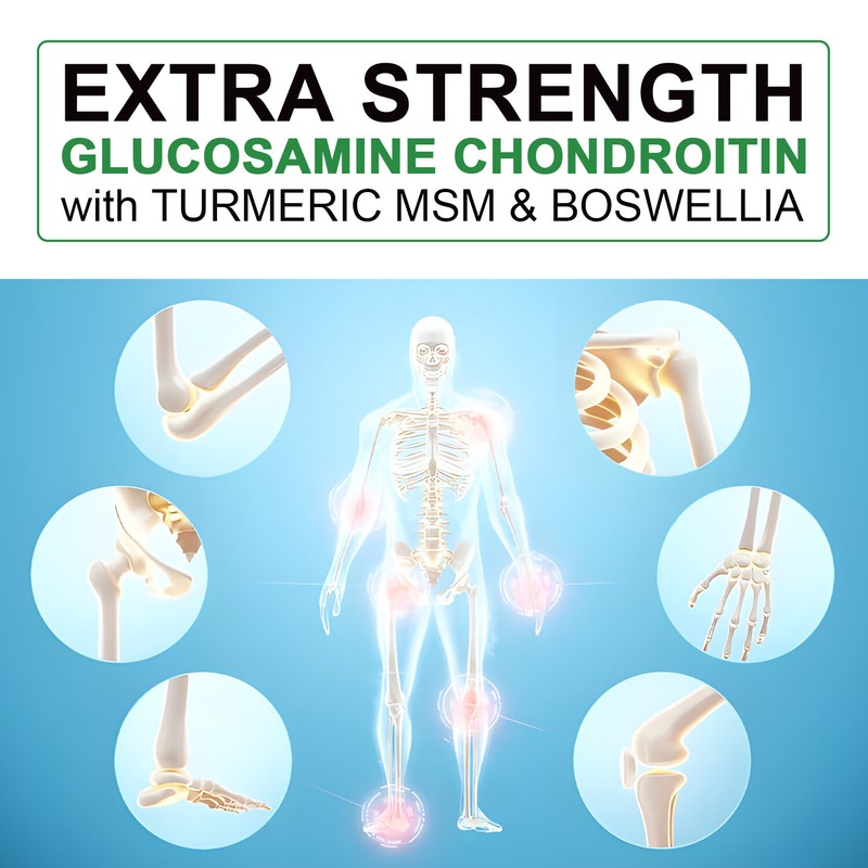 Glucosamine Chondroitin - Turmeric, MSM, Joint Support, Anti-Inflammatory gallery