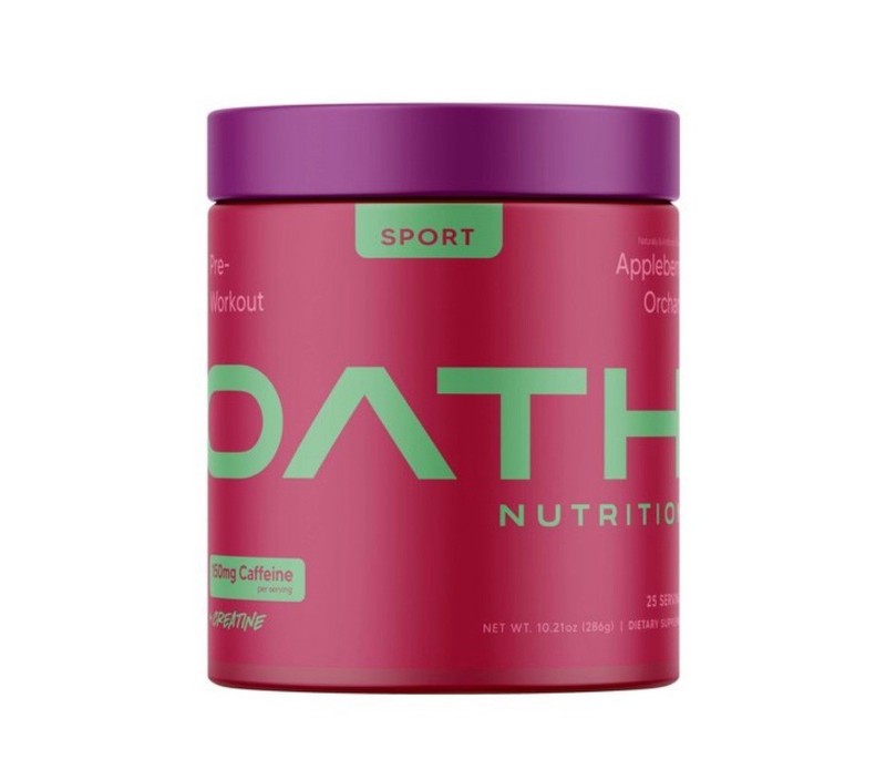 Oath Pre-Workout with Creatine, 25 Servings, Appleberry Orchard, Exp. 7/2026