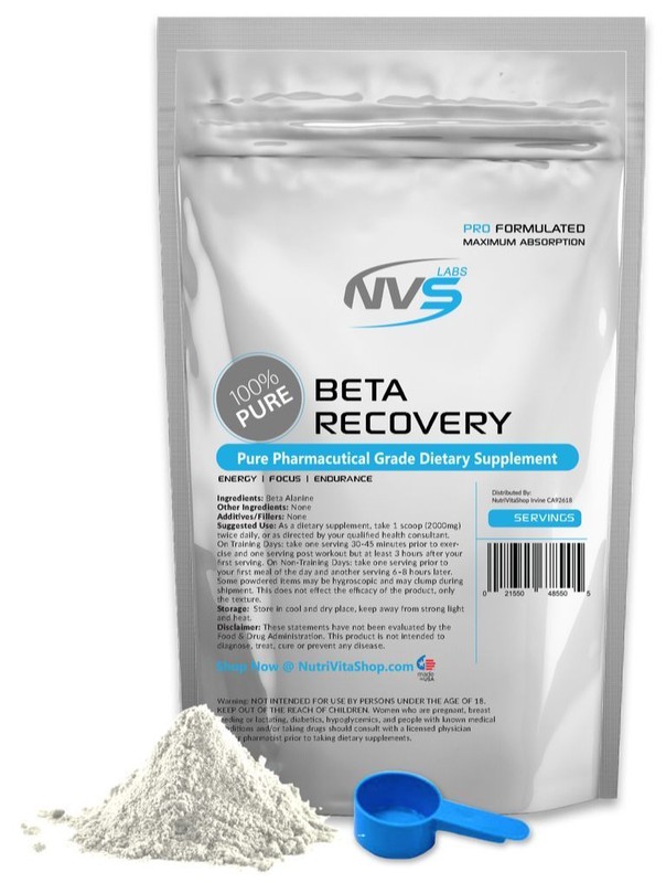 2x 250g (1.1lb 500g) 100% BETA ALANINE POWDER KOSHER -RECOVER- HPLC USP