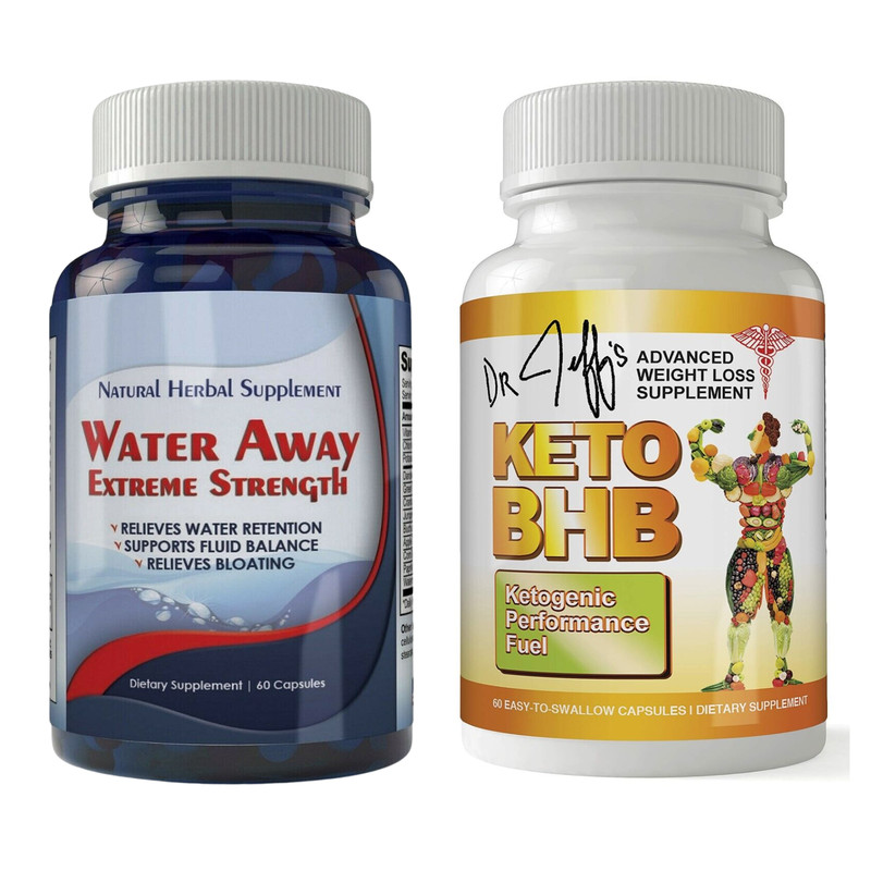 Diuretic Water Away Fluid Balance & Keto BHB Weight Management Support 60 Caps