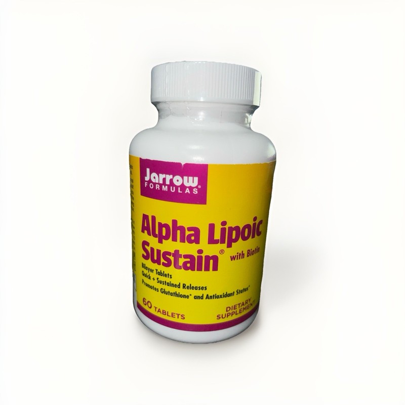 Jarrow Formulas Alpha Lipoic Sustain with Biotin Tabs Free Shipping!