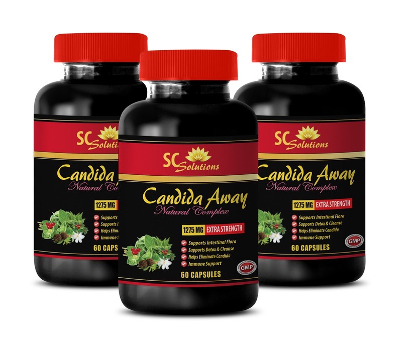 Reishi Mushroom organic – CANDIDA AWAY PLUS – Heals Liver and Kidneys – 3 Bottle