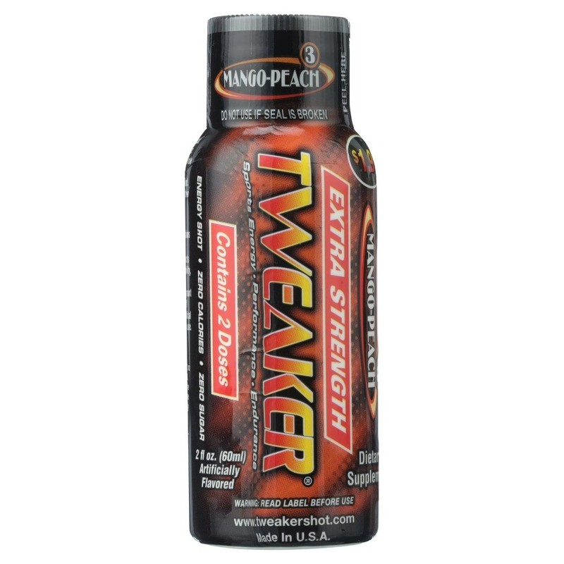 Energy Shot, Mango Peach, Extra Strength, 2 fl oz, 12 Count gallery