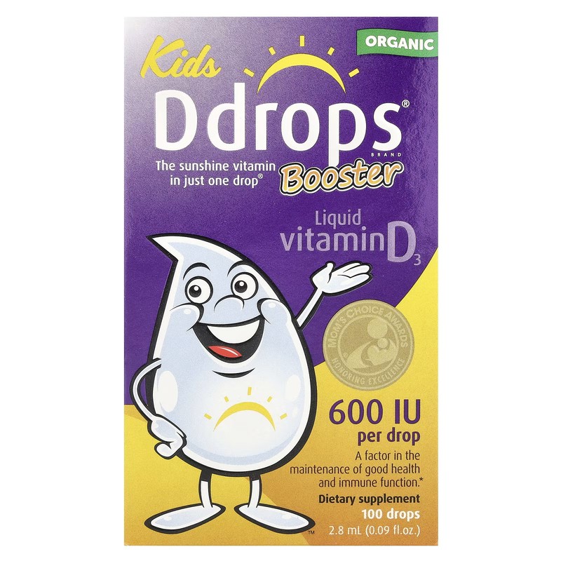 Ddrops Vitamin D3 15 mcg 0.09 fl oz (2.8 ml) Bone Health