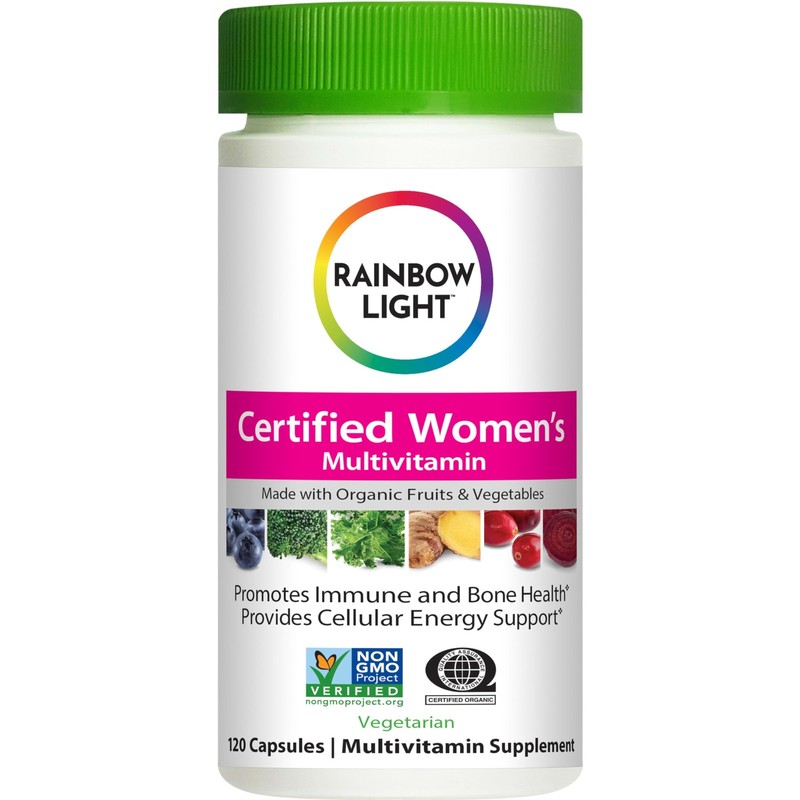 Rainbow Light Certified Womens Multivitamin, 120 Count (Pack of 1), Brown