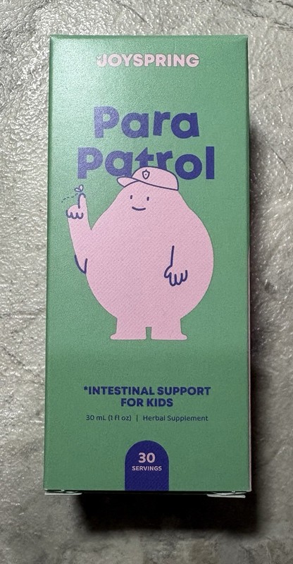 JOYSPRING Para Patrol Intestinal Support Kids 30 mL Drops Herbal New Sealed