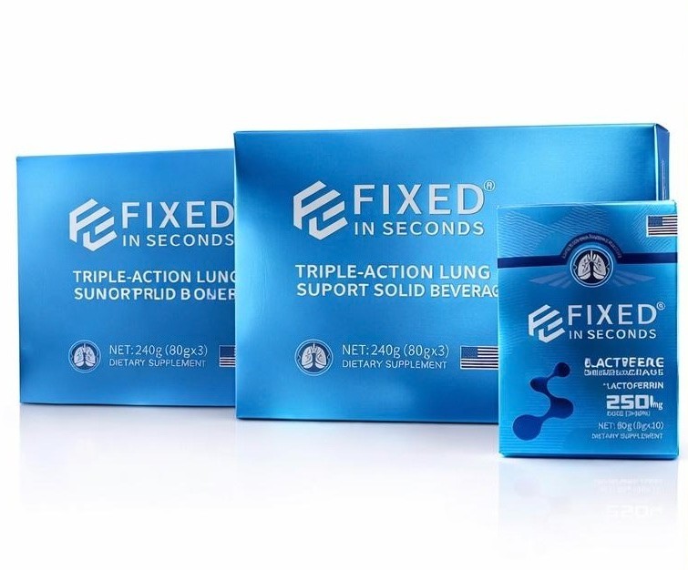 Triple Action Lung Support Powder 30 Sachets–NAC, EGCG, Quercetin, Resveratrol..