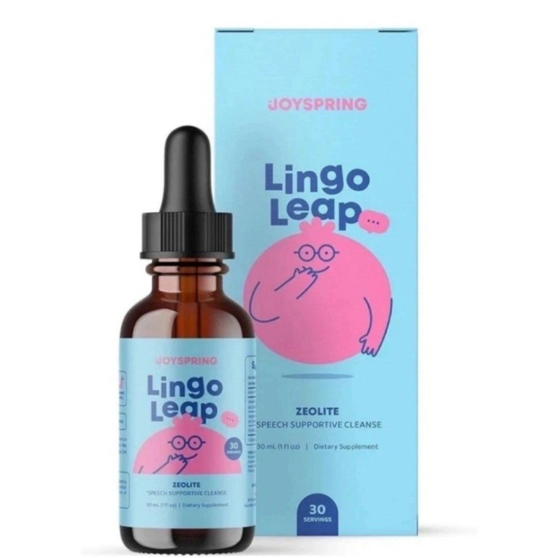 JoySpring Zeolite Lingo Leap 30mL Liquid Dropper Dietary Supplement