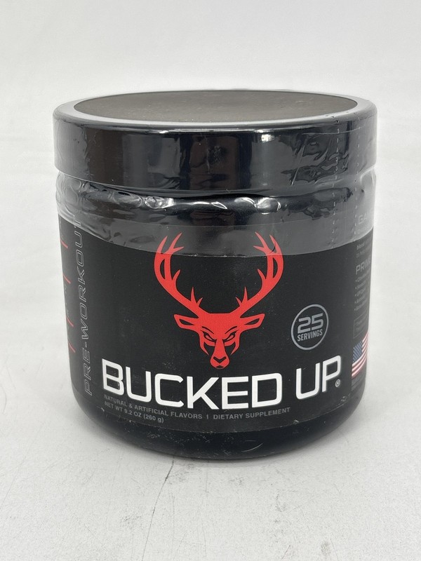 Bucked Up Pre-Workout Supplement Powder - Red Raz - 9.35oz