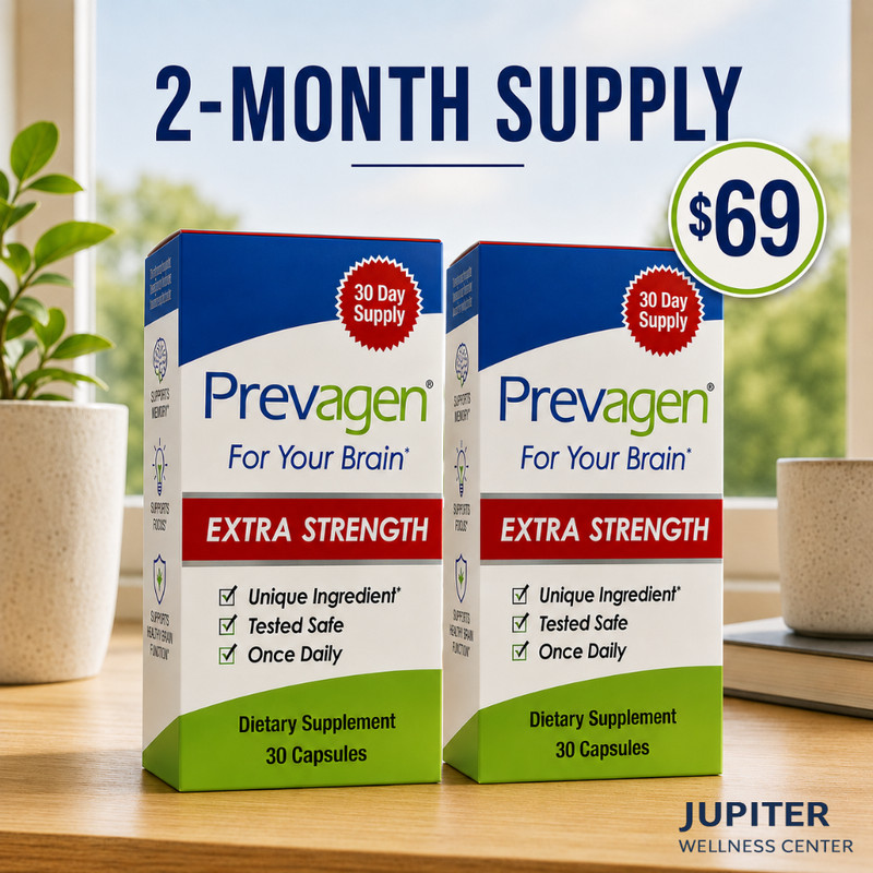Prevagen EXTRA Strength 20mg Capsules, 30 CT (2 bottles) – AUTHENTIC