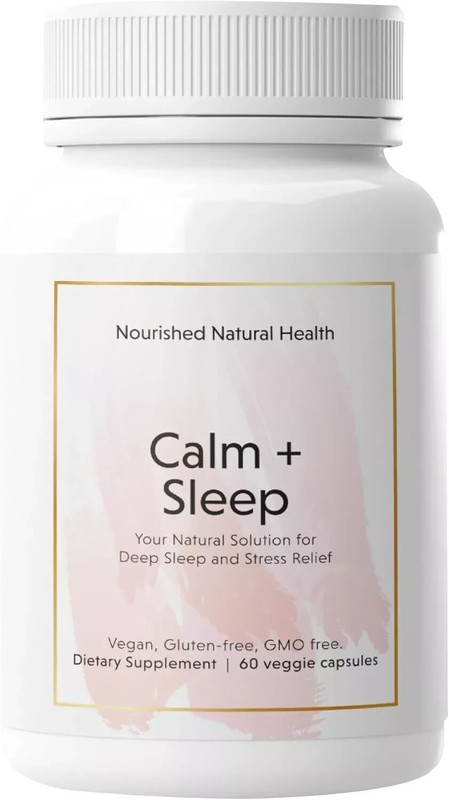 Nourished Natural – Calm + Sleep Capsules for Deep Rest & Relaxation
