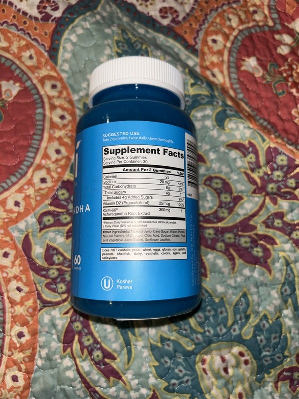 Goli Nutrition Ashwagandha Gummies 60 Gummies EXPIRATION 9/2026 gallery