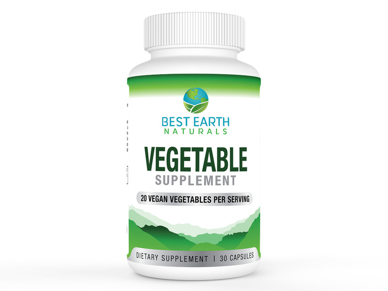 Vegetable Supplement – 20 Veggies Daily Nutrient Support – Best Earth Naturals