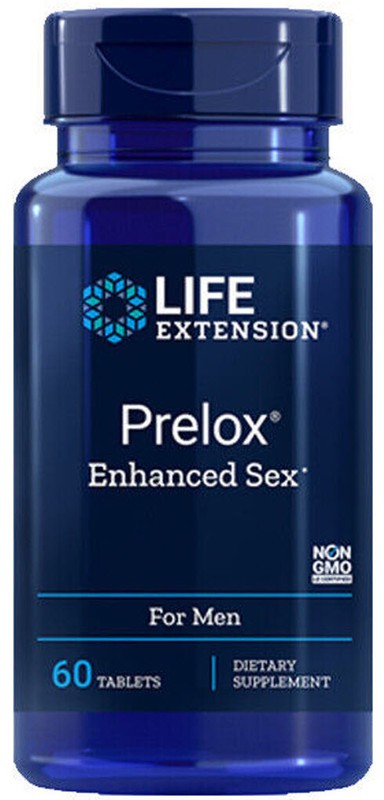 PRELOX ENHANCED SEX FOR MEN’S SEXUAL SUPPORT 60 Tablets LIFE EXTENSION