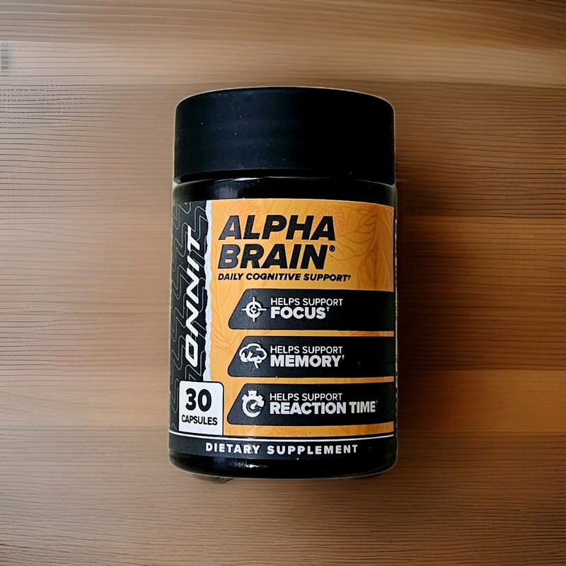 Onnit Labs Alpha Brain Memory & Focus Bottle 30 Capsules Caps Sealed Exp: 04/27
