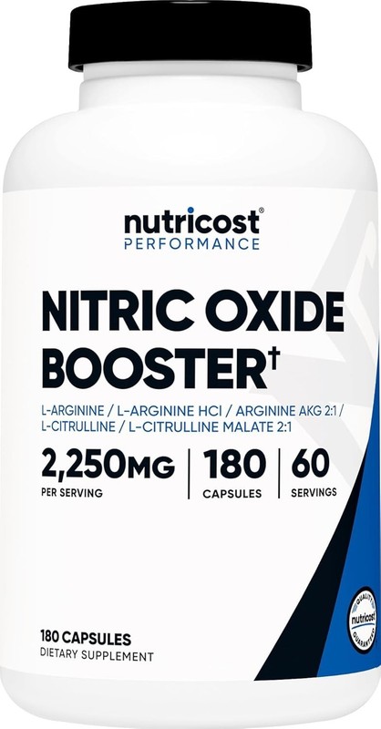 Quality Nitric Oxide Booster - 2250mg, 60 Servings, 180 Capsules - Adult Formula gallery
