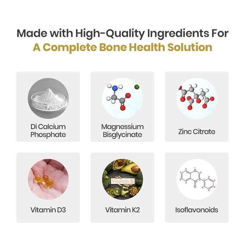 Nutra.zen Bone Essentials Calcium D3 K2 Magnesium 30 Tabs gallery