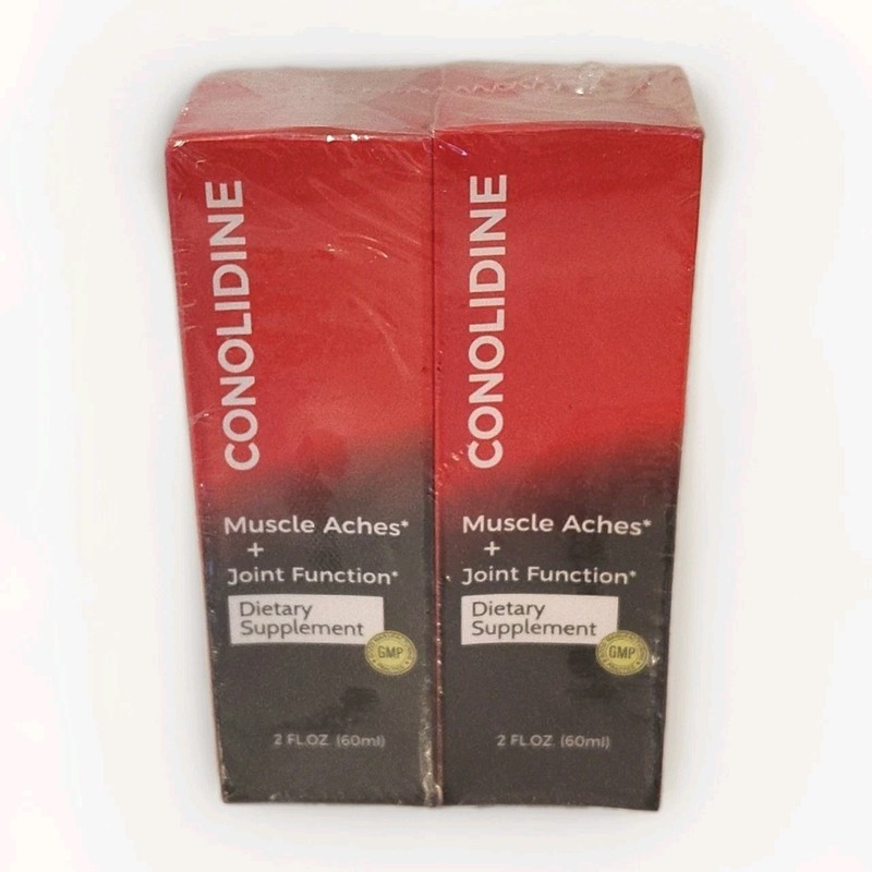 Conolidine Drops Muscle Aches Joint Function Dietary Supplement 120ml (2 Pack)
