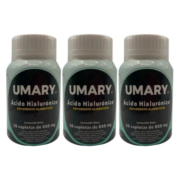 Advanced 3 Pack Hyaluronic Acid 30 Capsules 850mg