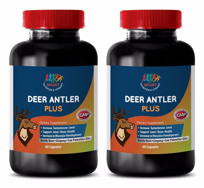 Boost Muscle Capsules – Deer Antler Plus 550mg – Elk Antler Velvet Powder 2B