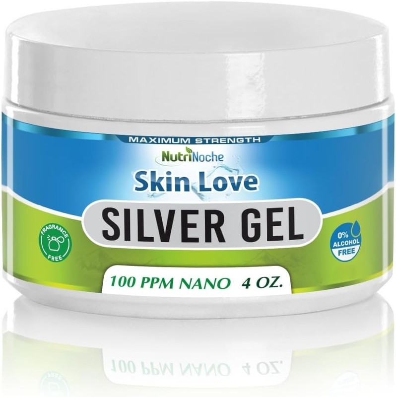 Nutrinoche Nano Silver Gel - Advanced Colloidal Silver Skin Creamp (PACK OF 2) gallery