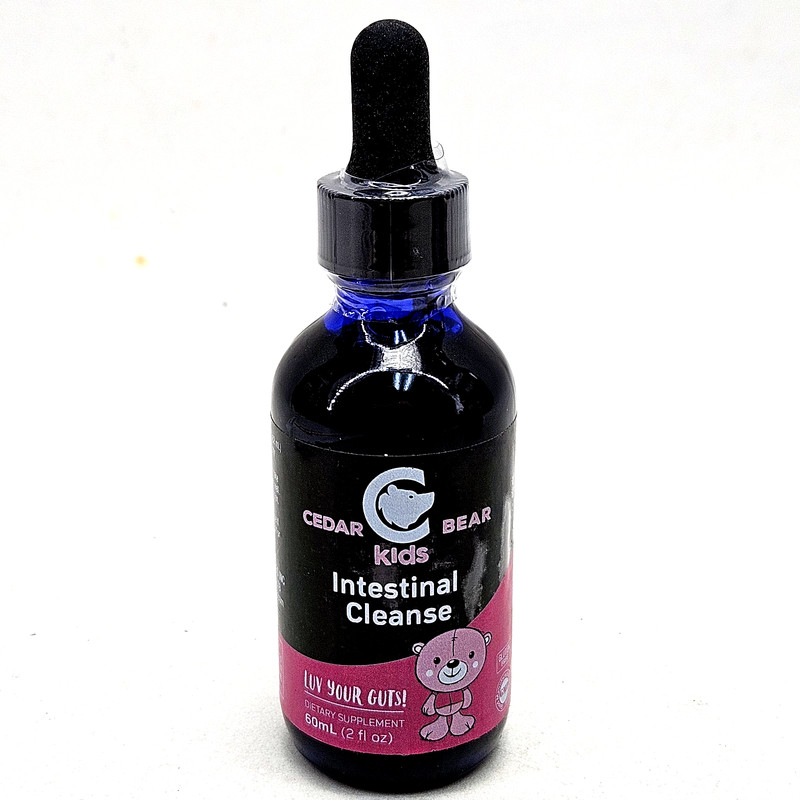 Cedar Bear Intestinal Digestive Cleanse Detox for Kids Liquid Herbal 2 fl oz