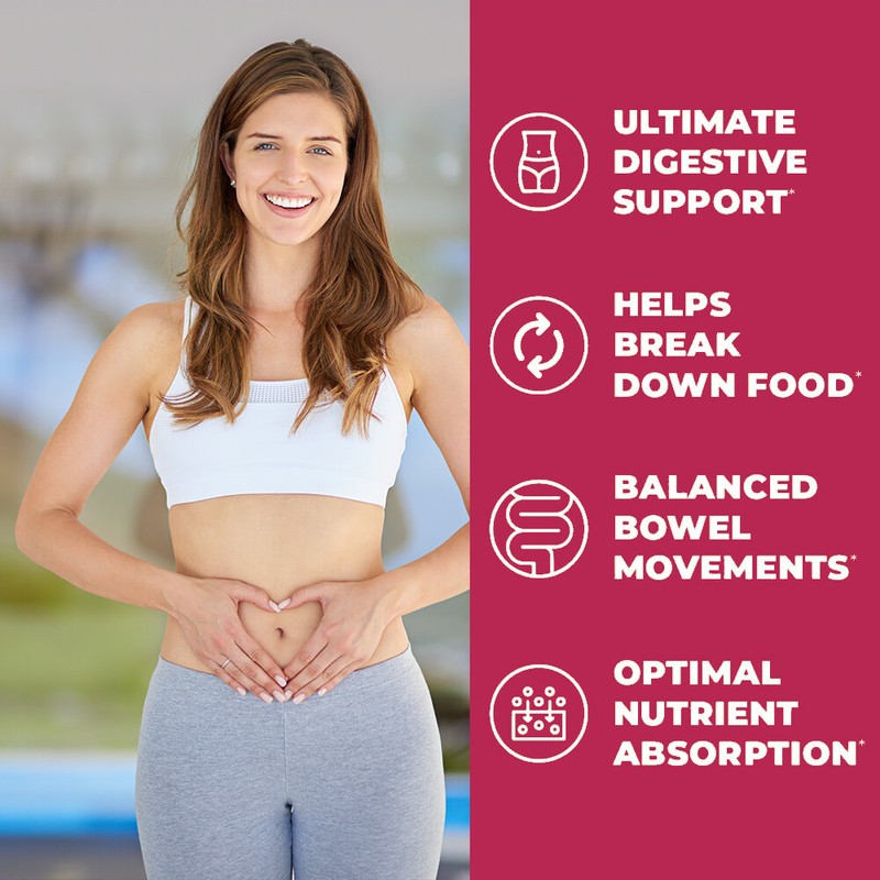 Digestive Enzymes Prebiotic & Probiotics Gas,Constipation & Bloating Relief Caps gallery