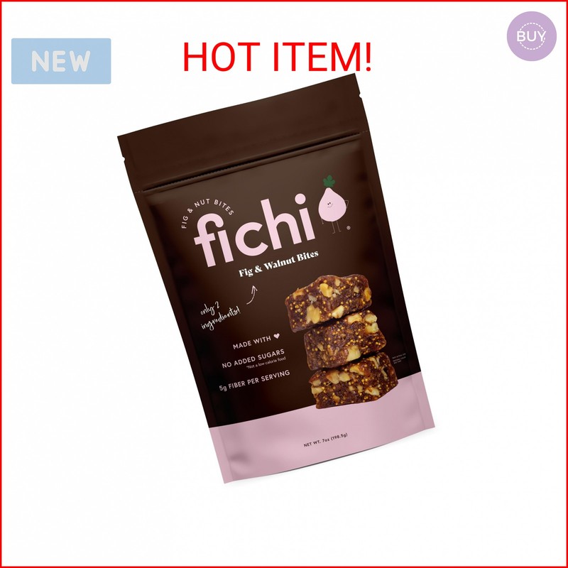 Fichi Fig and Nut Bites, a Wholesome and Delicious Gluten-Free Italian Fruit and