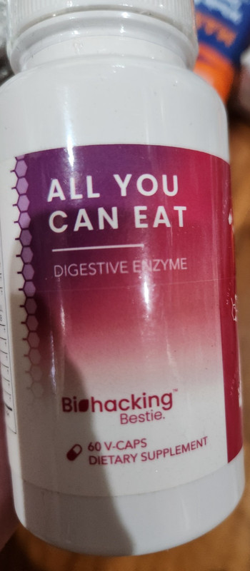 Biohacking Bestie All You Can Eat , Digestive Enzyme – 60 V.CAPS