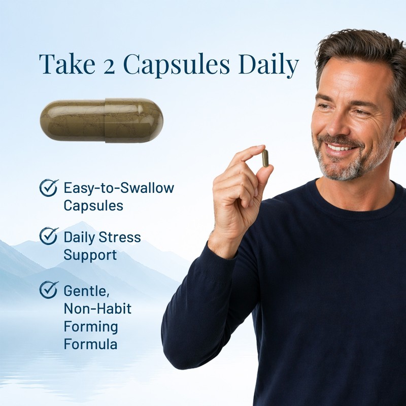 Serelax - Natural Mood Support and Stress Relief Supplement 60 Capsules gallery