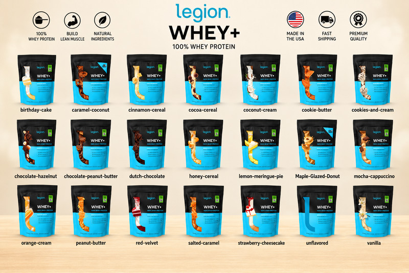 Legion Whey+ Protein Powder 30 Servings Choose Flavor New Seale.FreeShip!!!!