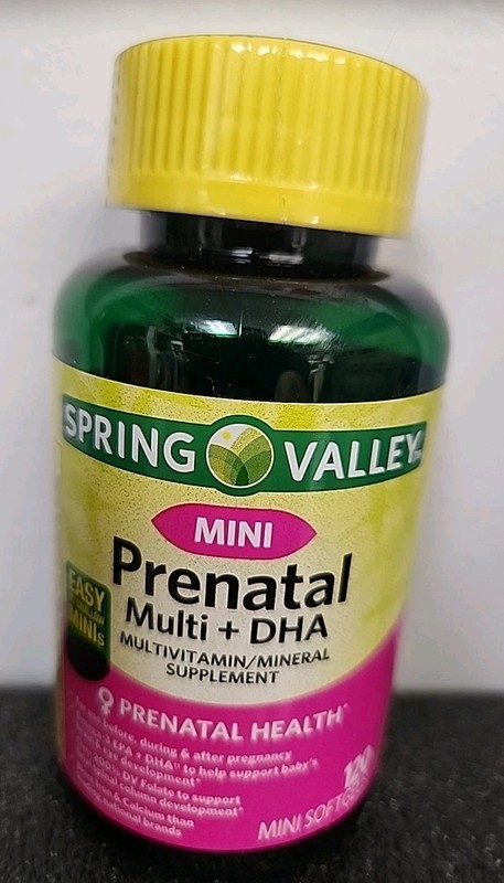 Spring Valley Prenatal Multivitamin/Multimineral 120 mini softgels