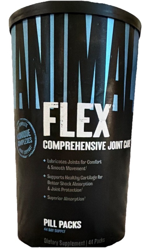 Animal Flex Joint Health Pill Packs 44 Day Gluten Free 3,000mg Exp 10/2027