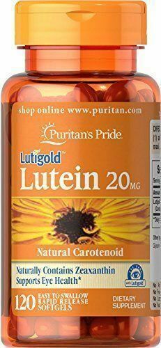 Puritan's Pride 20mg Lutein with Zeaxanthin - 120 Softgels