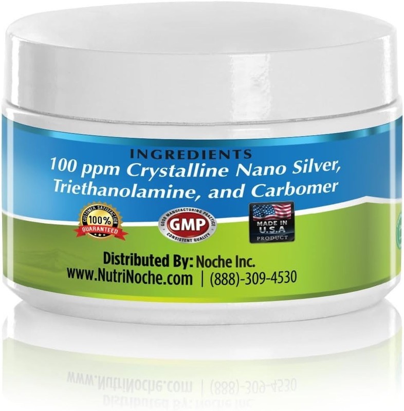 Nutrinoche Nano Silver Gel - Advanced Colloidal Silver Skin Creamp (PACK OF 2) gallery