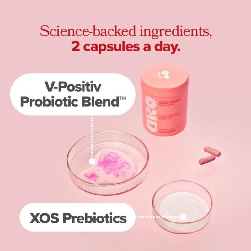 URO O Positiv Vaginal Probiotics Prebiotic 60 ct,for Women pH Balance gallery