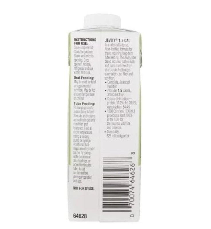 Jevity 1.2 Cal Tube Feeding Formula with Fiber, 8 Oz Recloseable Carton, 24/Case gallery