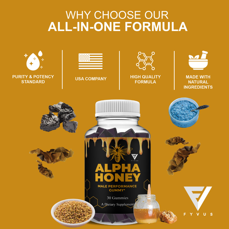 Alpha Honey Performance Gummies, AlphaHoney Supplement (30 Gummies) gallery