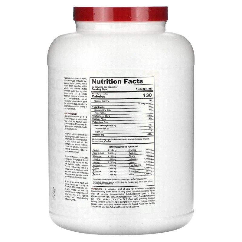 Protizyme, Specialized Designed Protein, STRAWBERRY, 4 lb (1,820 g) gallery