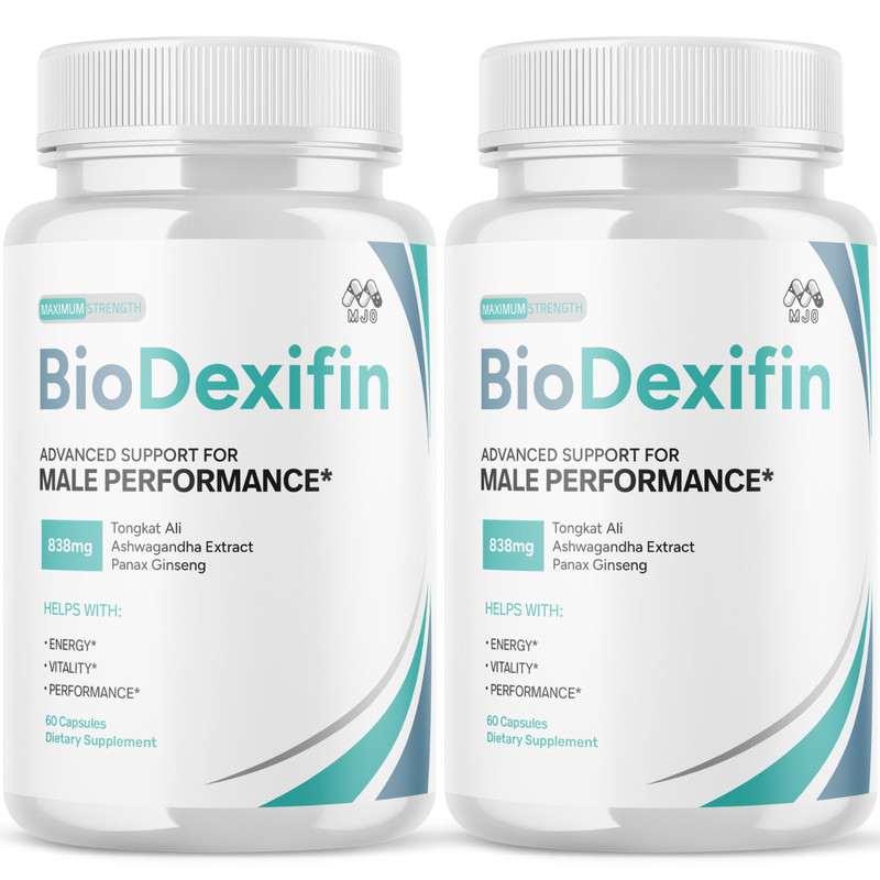 (2 Pack) BioDexifin Advanced Male Health & Performance Support Formula 120 Caps