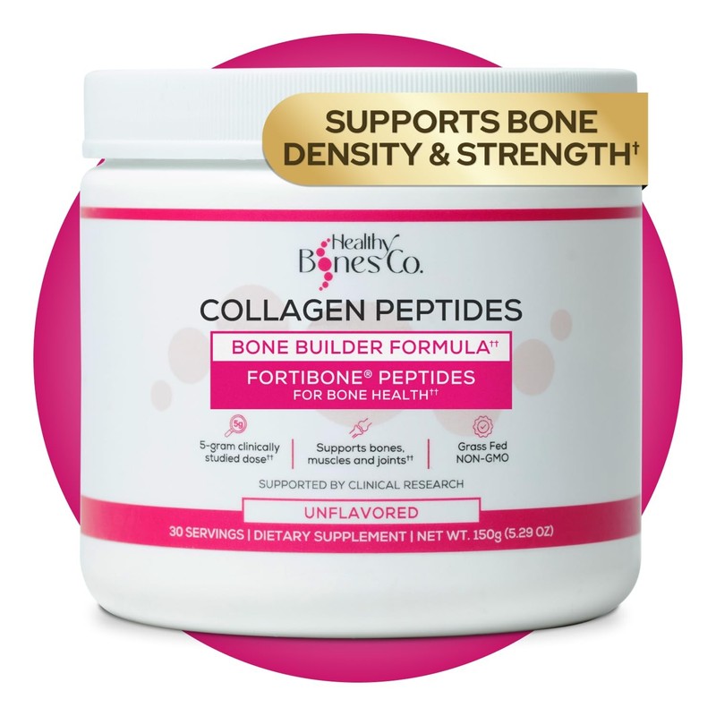 FORTIBONE Collagen Peptides Essential Bone Builder 5.29 Ounce (Pack of 1)