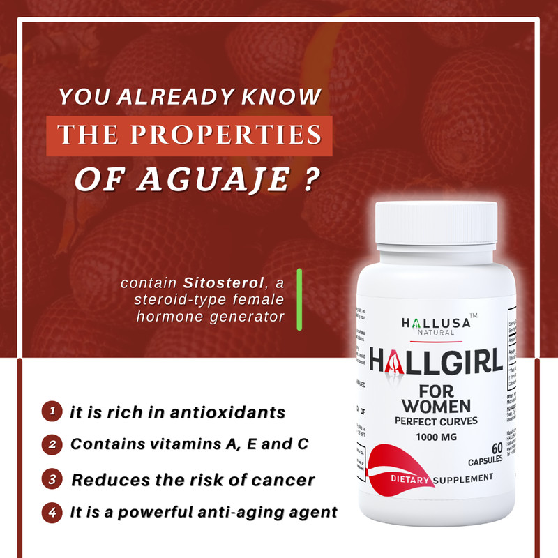 HALLGIRL - Support Busty, Breast & Hips Enhancement - Women and Men- 60 capsules gallery