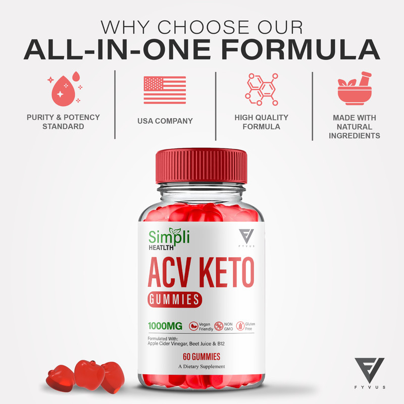 Simpli Health ACV Keto Gummies, SimpliHealth Weight Support (60 Gummies) gallery