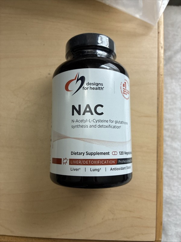 Design For Health NAC 900Mg N-Acetyl-L-Cysteine, Antioxidant Glutathione, NEW