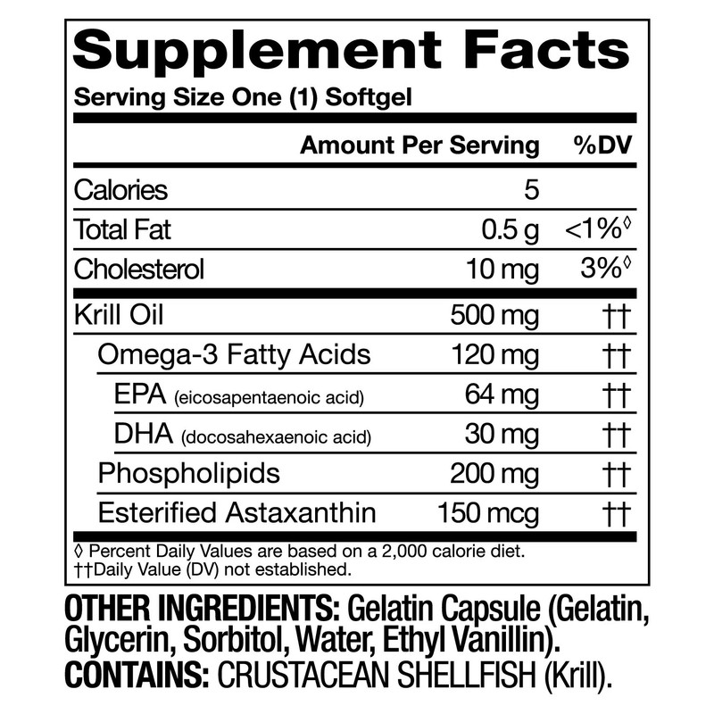 Member's Mark Extra-Strength Antarctic Pure Omega-3 Krill Oil, 500 mg, 160 ct. gallery