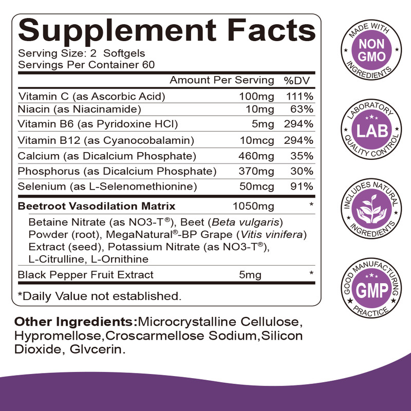 Total Beets 2060mg - Circulation Support,Superfood Beet Root Powder Nitric Oxide gallery